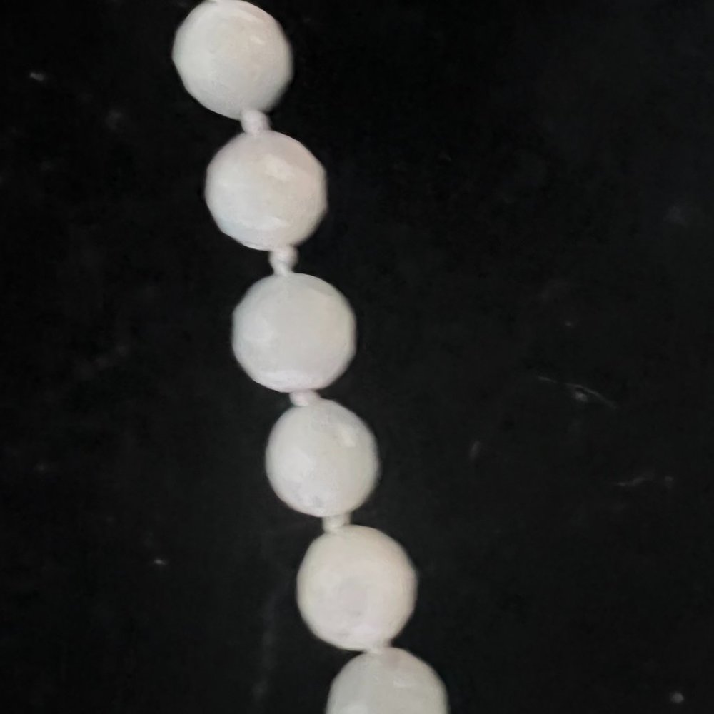 Artisan 925 Silver MOP Marcasite Faceted Iolite Tourmaline Necklace - Picture 6 of 9